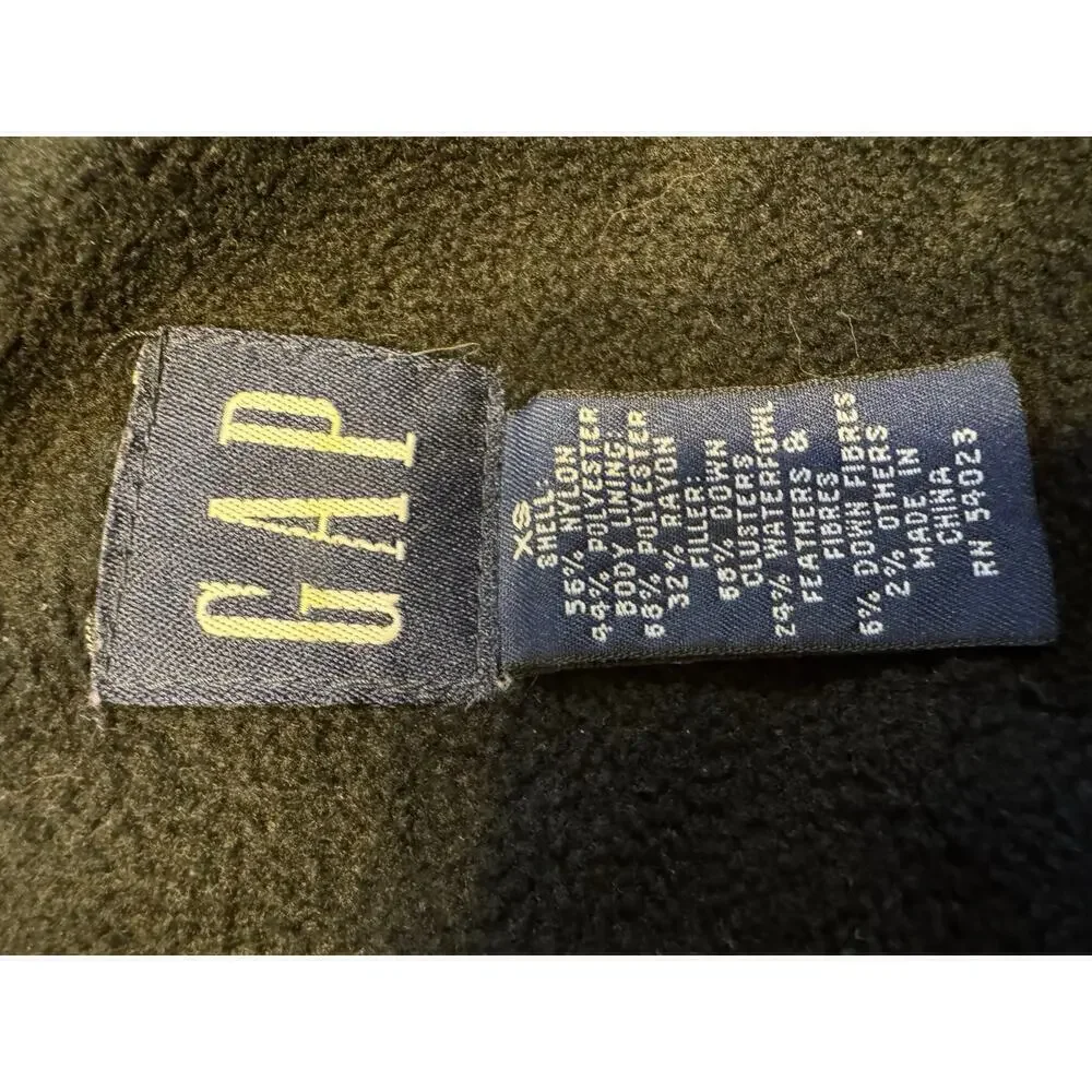 Gap Puffer Vest Size S Blue